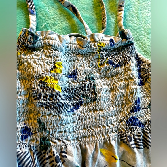 Super cute Tea Collection one piece romper with fish motif sz 8 - Picture 2 of 6